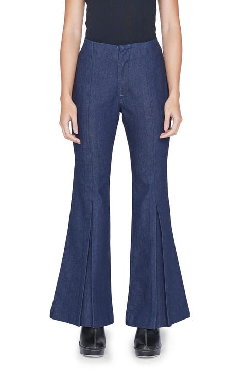 Pantalones vaqueros acampanados plisados Pixie (Pequeña)