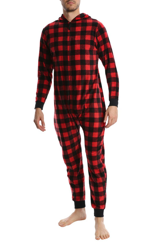Novelty Plaid Fleece Bodysuit