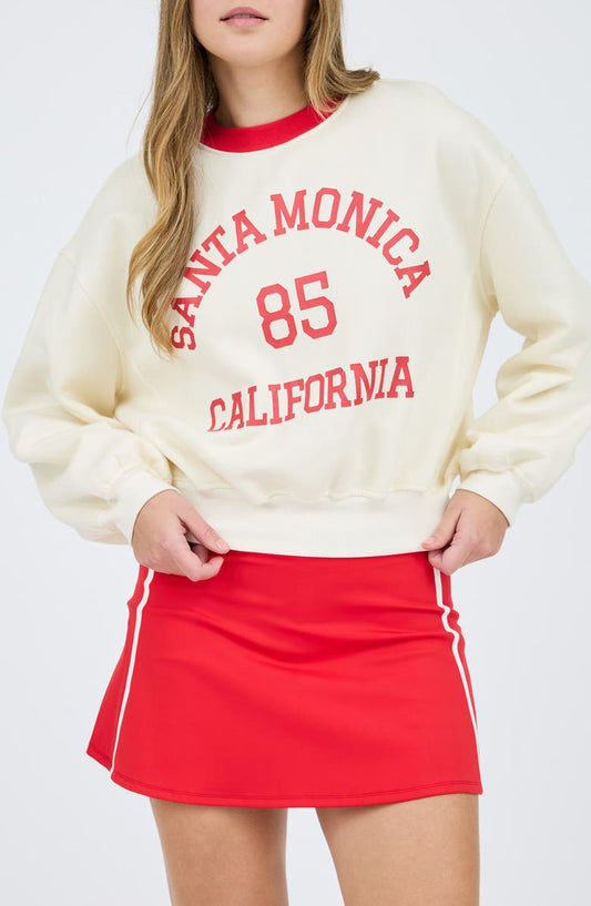 Santa Monica Graphic Pullover Sweater