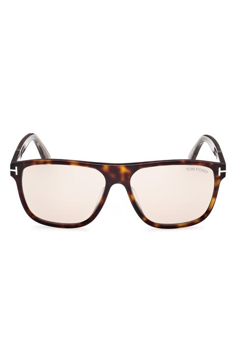 Frances 58mm Square Sunglasses