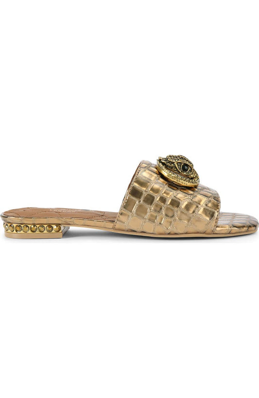 Chelsea Croc Embossed Slide Sandal (Women)
