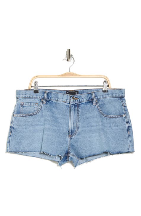 Pantalones cortos de mezclilla relajados (pequeña)