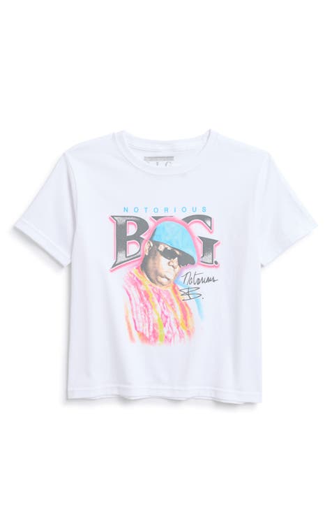 Camiseta para niños con estampado gráfico Biggie de los 90 (niño pequeño y niño grande)