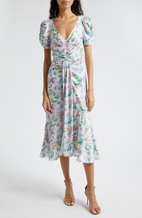 Vestido midi floral Walker