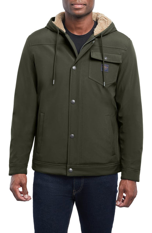 Loki Workwear Soft Shell Faux Shearling Jacket
