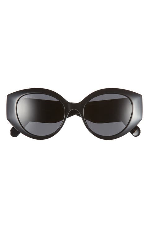 52mm Cat Eye Sunglasses