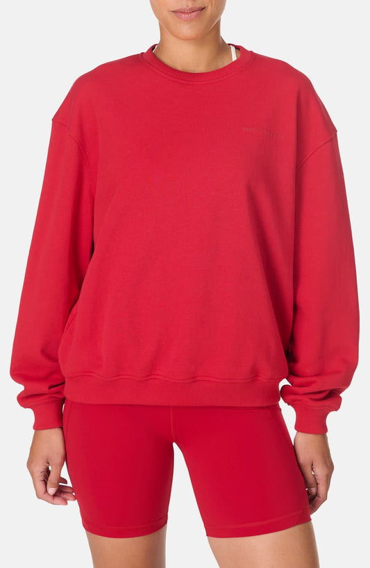 Revive Crewneck Cotton Blend Sweatshirt