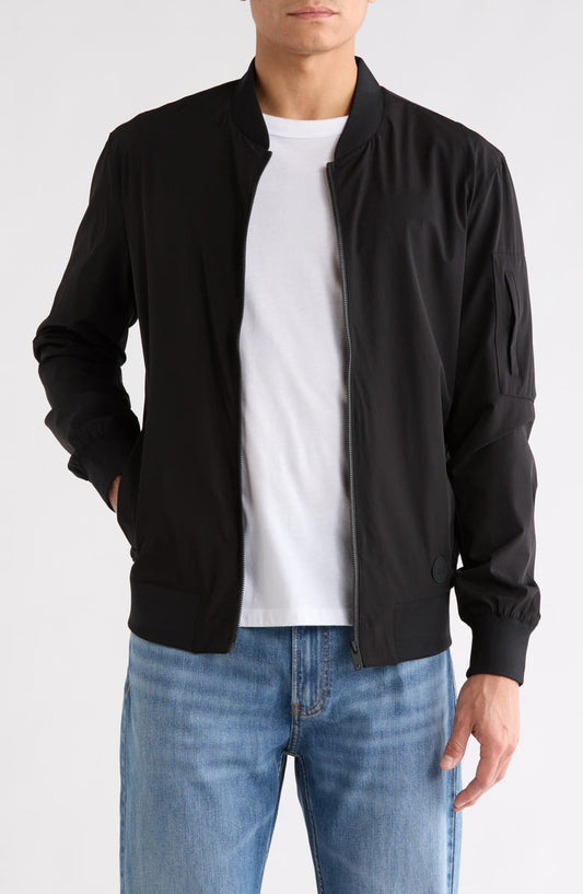 Sleeve Pocket Bomber Jacket