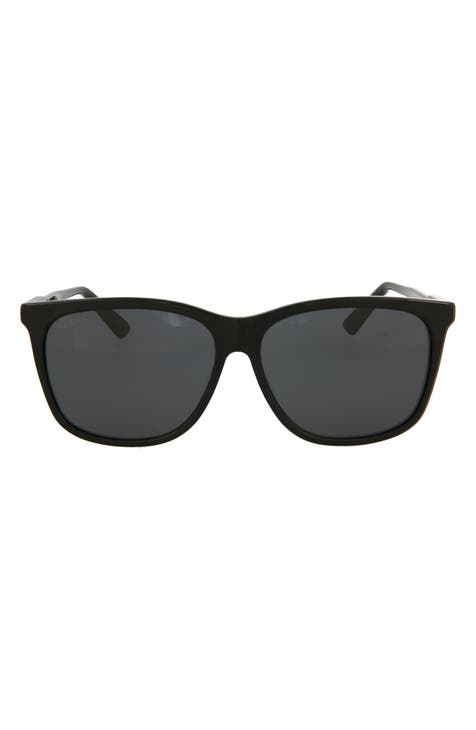 Gafas de sol rectangulares cuadradas de 60 mm