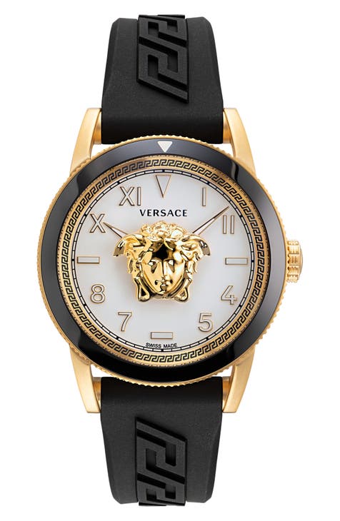 Reloj Palazzo con correa de silicona, 43 mm