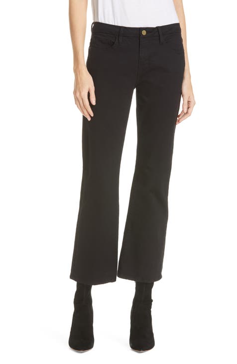 Vaqueros Le Crop Mini Bootcut (Cine negro)