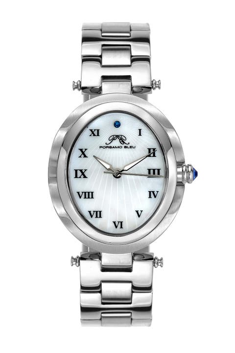 Reloj con pulsera de cristal Swarovski South Sea para mujer, 30,75 mm