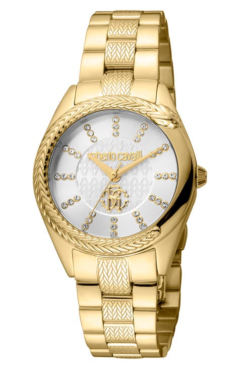 Reloj pulsera cuarzo cristal, 32mm