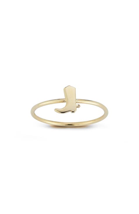 Anillo Bota Vaquera