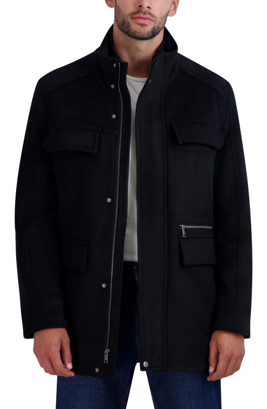 Wool Blend Field Coat