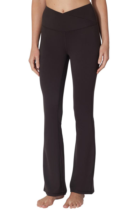 Crossover Flared Leggings