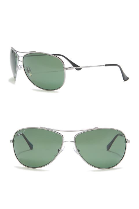 Gafas de sol de aviador polarizadas de 63 mm