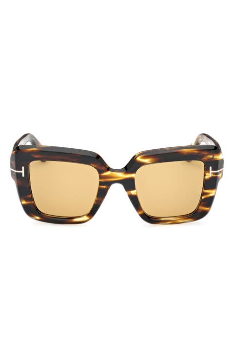 Esme 50mm Square Sunglasses