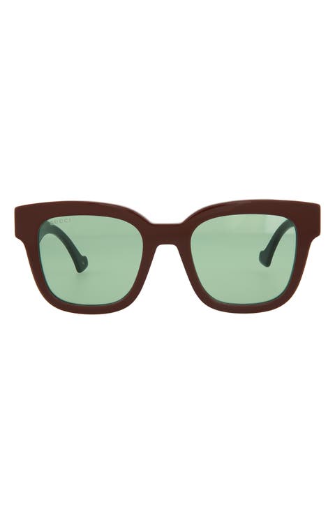 52mm Square Sunglasses