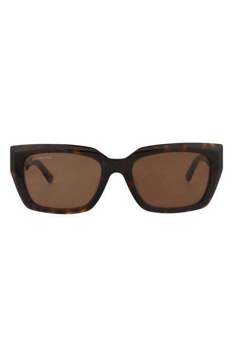 54mm Square Sunglasses