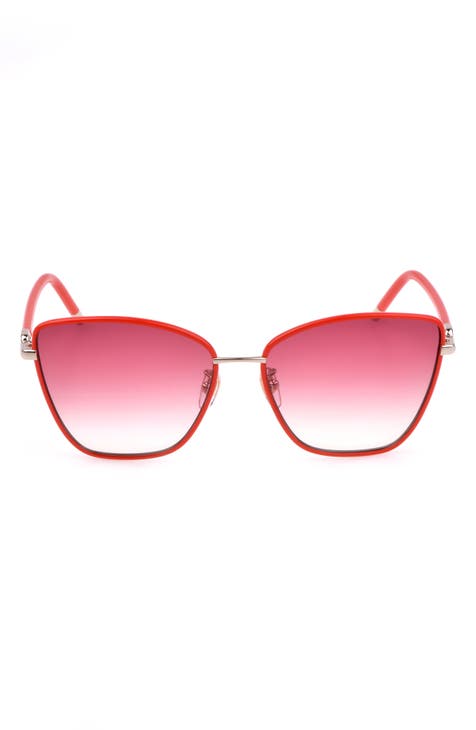 Gafas de sol cuadradas degradadas de 58 mm