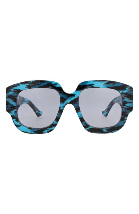 52mm Oversize Square Sunglasses