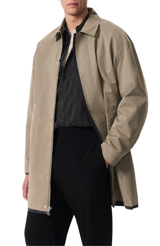 Thomas Cotton Blend Car Coat