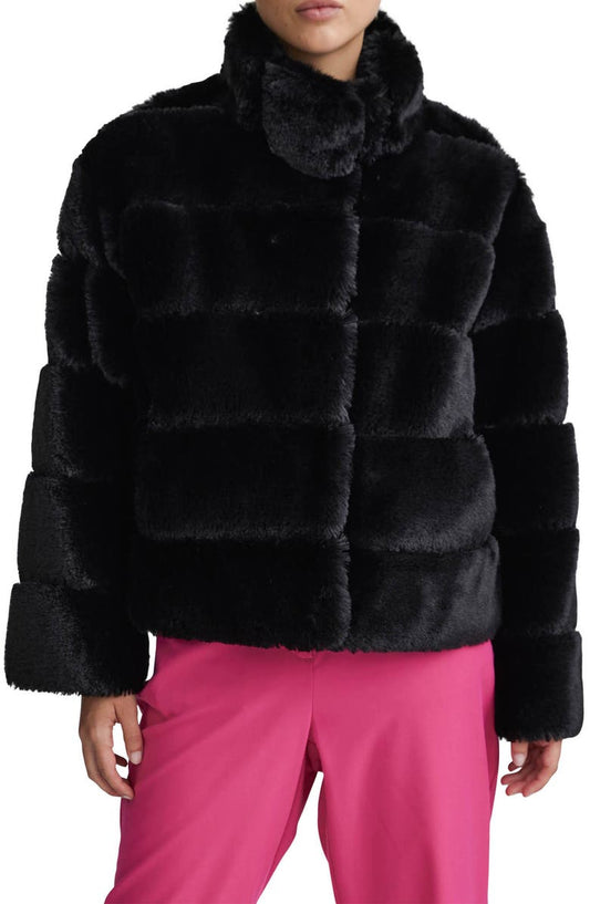 Boxy Faux Fur Jacket