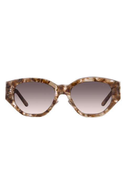 Charge it 51mm Gradient Oval Sunglasses