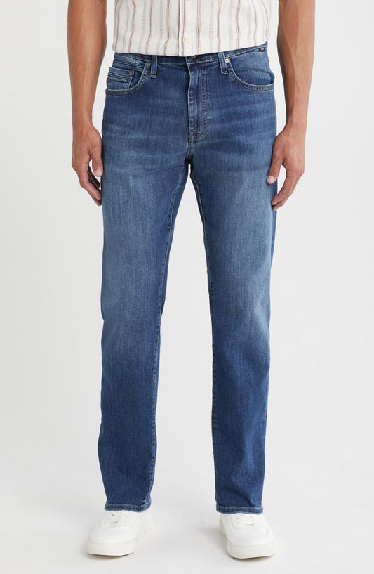 Zach Straight Leg Jeans (Dark Brushed Tucson)