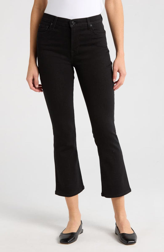 High Waist Slim Kick Jeans