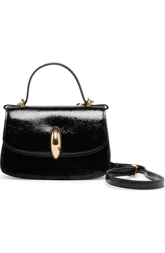 Lucia Faux Leather Top Handle Bag