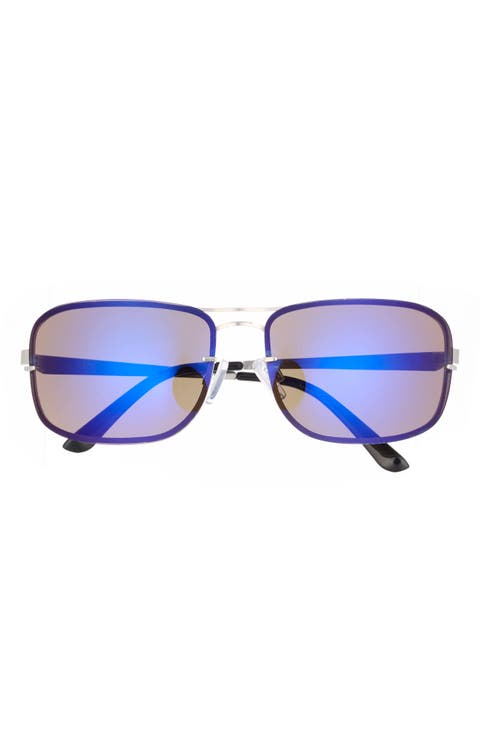 64mm Oversize Aviator Sunglasses