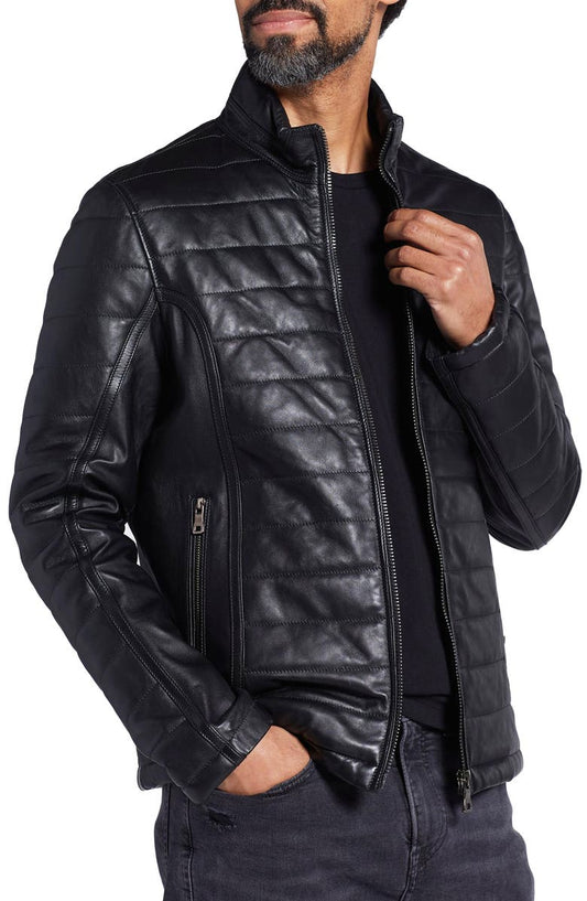 Quilted Leather Jacket