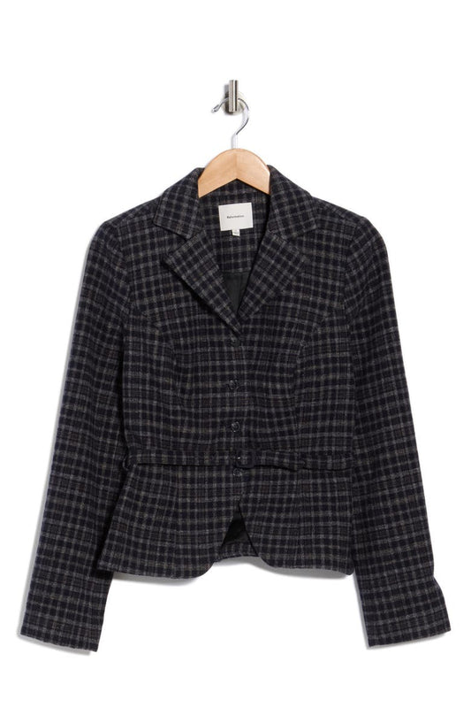 Mabel Belted Wool Blend Jacket