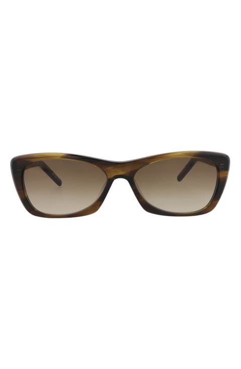 58mm Cat Eye Sunglasses