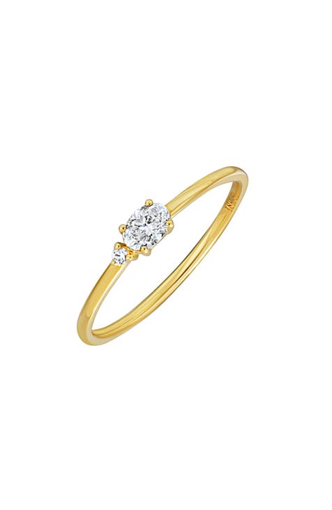 Anillo Apilable de Diamantes Liora - 0,21ct. (Exclusivo Nordstrom)