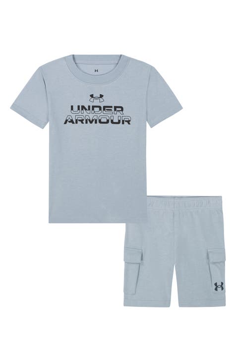 Conjunto de camiseta gráfica y pantalones cortos cargo (bebé)