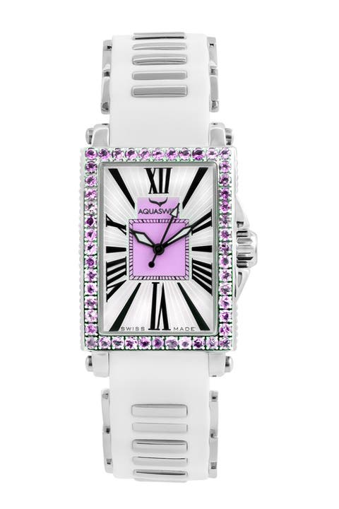 Reloj con correa de silicona Kelly, 44,5 mm