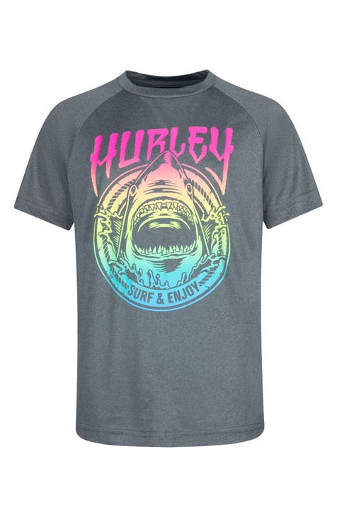 Camiseta con estampado de playa para niños (niño grande)