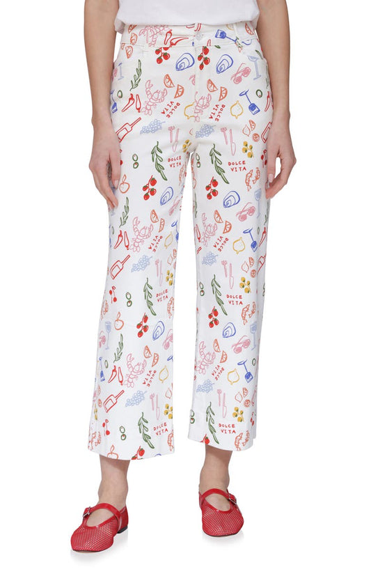Dolce Vita Crop Wide Leg Pants