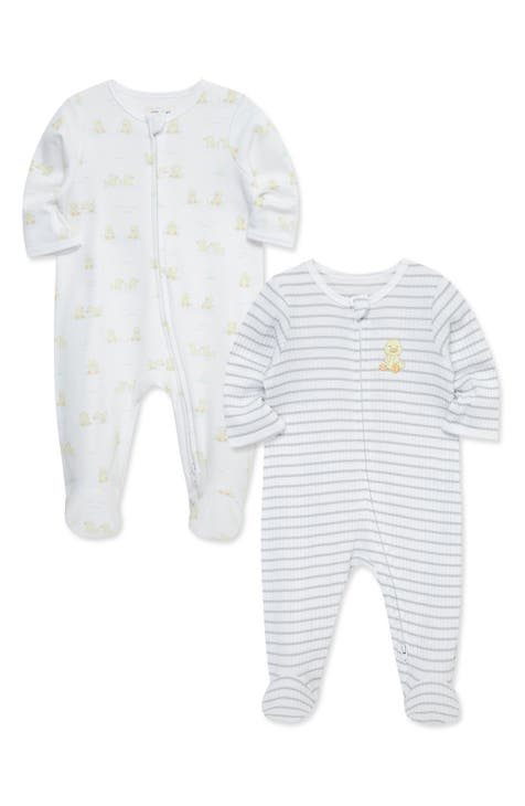 Pack de 2 Ducks Surtido de Footies de Algodón Orgánico (Bebé)