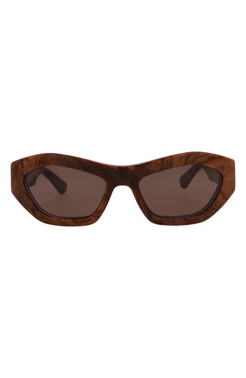 54mm Geometric Sunglasses