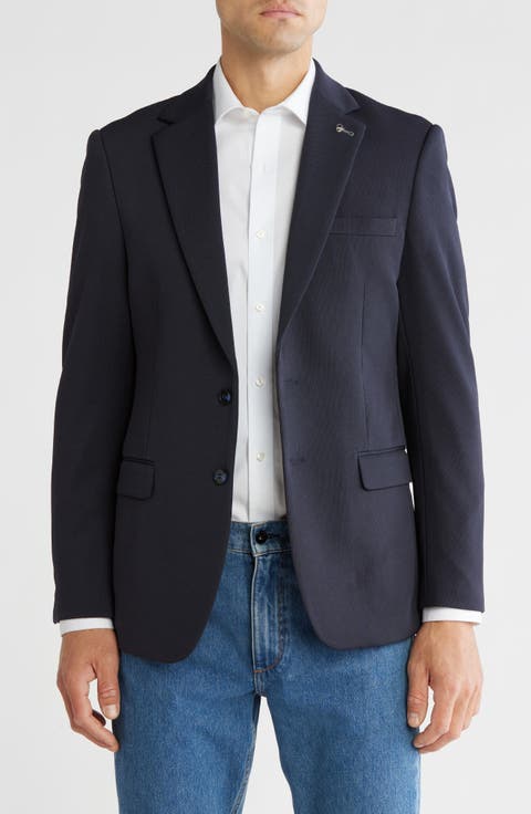 Textured Knit Blazer