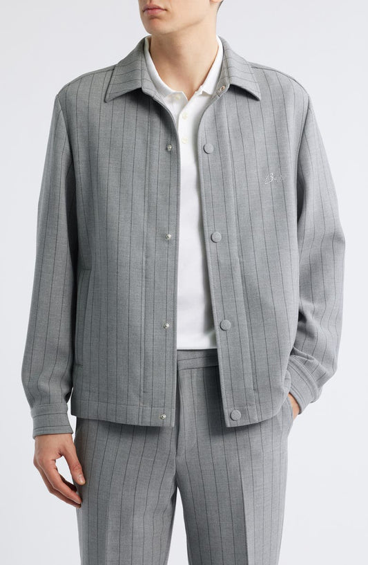 Carper Pinstripe Coach's Jacket