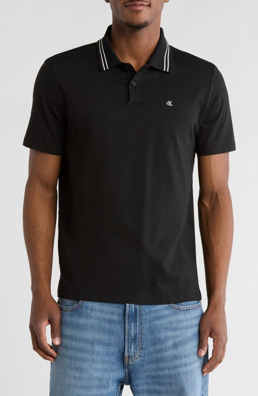 Tipped Knit Polo