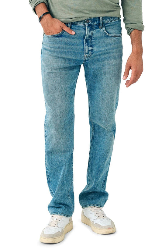 Slim Straight Leg Organic Cotton Jeans