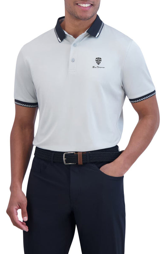 Checker Rib Air Piquè Golf Polo