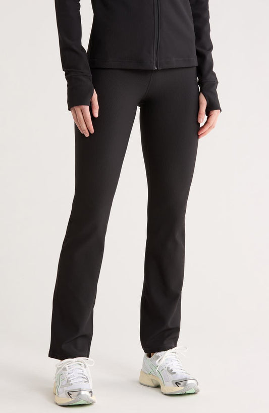 Perform Rib High Waist Bootcut Leggings
