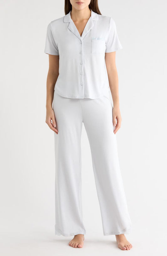 Peached Jersey Long Pajamas